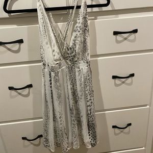 Strappy back mini dress